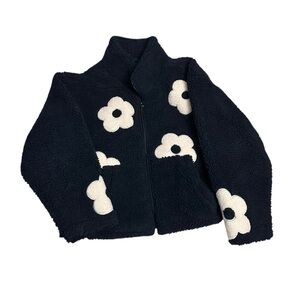 Floral Navy and White Jacket